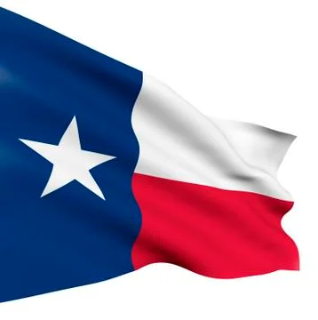 State of texas flag Illustrazione stock