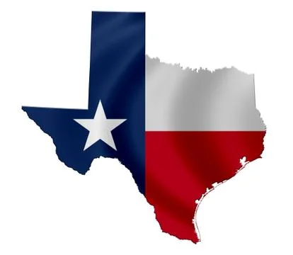State of Texas - map icon Stock Illustration