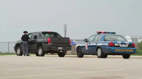 State Trooper Traffic Stop Video stock 25875036