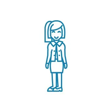 State of uncertainty linear icon concept. State of uncertainty line vector sign Stock Illustration