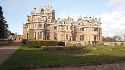 Stately Home in the UK Stock Footage 105379011