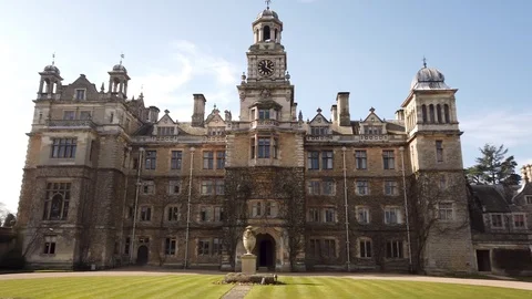 Stately Home in the UK Stock Footage 105428134