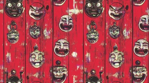 Stately Knocker Horizontal Motion Stock Footage 306460930