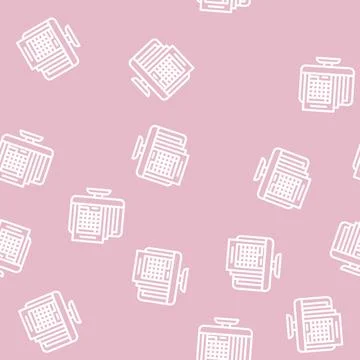 Statement expertise line vector seamless pattern Illustrazione stock
