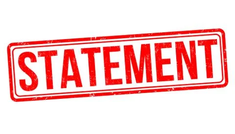 Statement grunge rubber stamp Stock Illustration