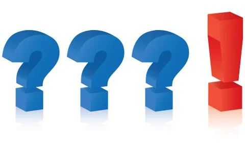 The statement. Stock Illustration