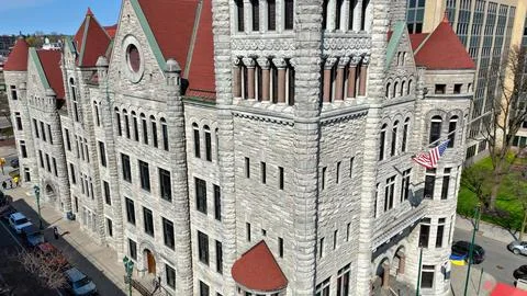 Statement - Syracuse City Hall - Syracuse, NY Stock Photos