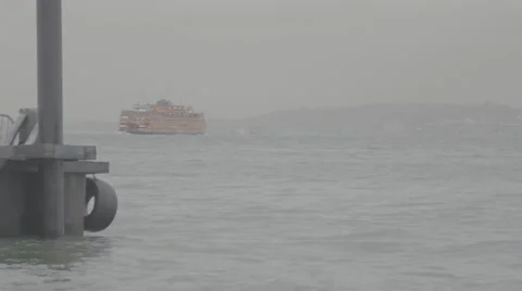 Staten Island Ferry Stock Footage 61157556