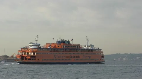 Staten Island ferry Stock Footage 67207429
