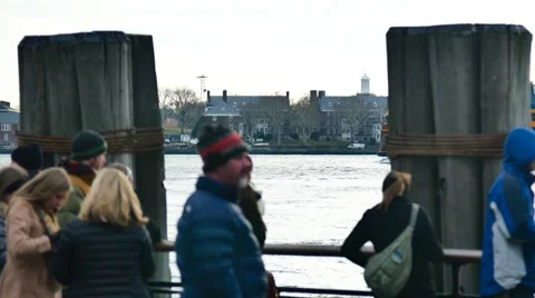 Staten Island Ferry. NYC. USA Stock Footage 46673448