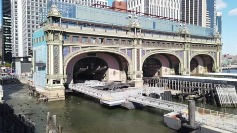 STATEN ISLAND FERRY TERMINAL Stock Footage 155984972