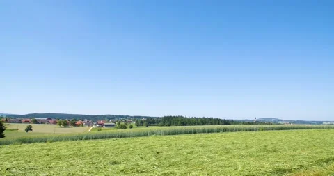 A static 4k shot of a beautiful view in Upper Austria Video stock 157871220