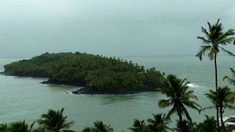 Static clip of the actual Devils Island Stock-Footage 76868731