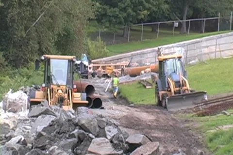 Static construction site Stock Footage 8547338