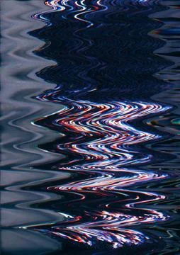 Static defect screen distortion blue analog noise 스톡 사진