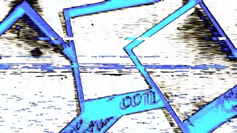 Static Distortion Retro TV Animation Background Stock Footage 305387246
