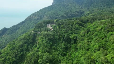 Static drone frame of Imeldas Garden Resort in Cuenca Batangas Philippines Видео 336705360