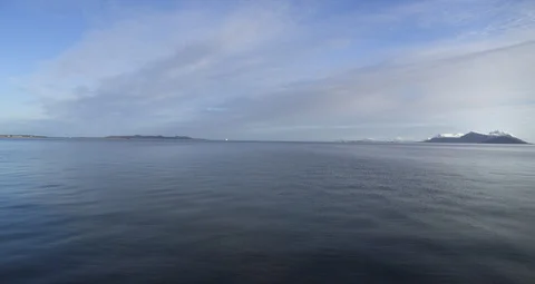 Static drone shot of the Ocean 스톡 동영상 86771295