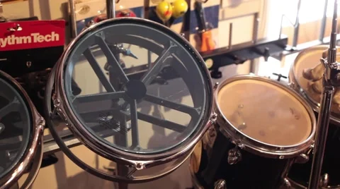 Static drum kit parts Stock Footage 56036357