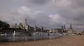 Static Establishing Shot Dresden Skyline Germany Old Town Buildings Urban Scene HD Footage