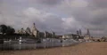 Static Establishing Shot Dresden Skyline Germany Old Town Buildings Urban Scene 4k or 4k+ Resolution