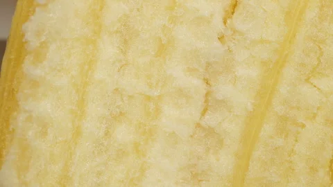 Static Extreme Macro Of Inner Banana Peel Fibrous Texture Abstract 4K Stock Footage 322137526