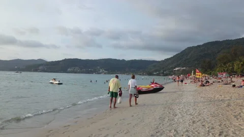 Static frame of Patong Beach Video stock 134026888