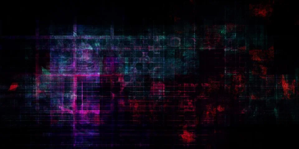 Static Grunge Abstract Background For Technical Design Stock Illustration