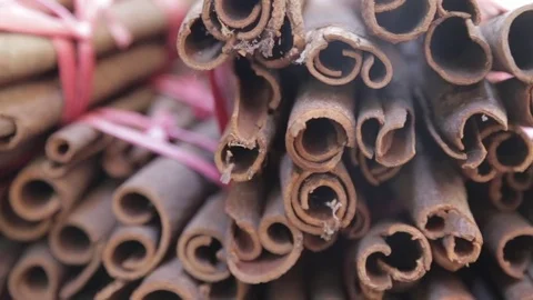 Static handheld shot of Spice Sticks in Dubai Stock Footage 80968735