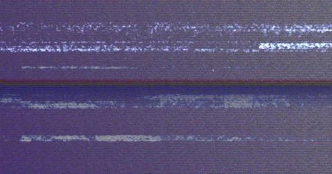 Static interference image over purple background Foto stock