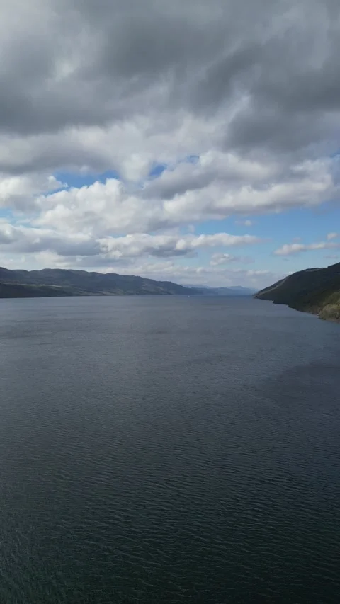 Static lake and hills view Stock Footage 334383684
