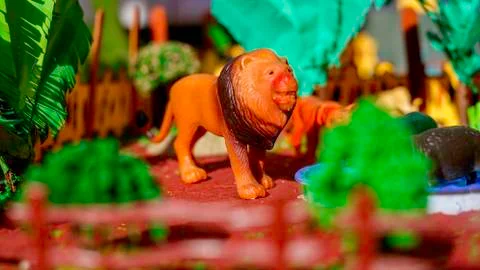 Static Lion Foto stock