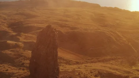 Static Misty Background shot of Stor, Isle of Skye. Video stock 97792300