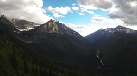 Static Mountain Valley Aerial Stock Footage 44094002