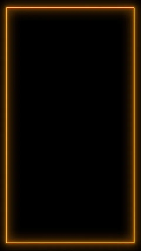 Static Neon Orange Rectangular Frame With Soft Glow 스톡 동영상 303933696