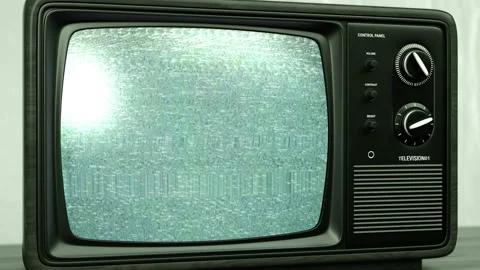 Static noise dynamic texture. Bad television signal. Noise effect Stockbeeldmateriaal 159313701