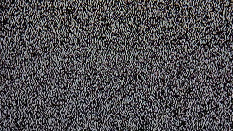 Static noise of flickering detuned TV screen Stock Footage 74734408