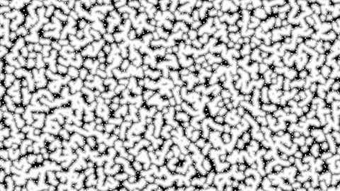 Static noise pattern progresses across horizontal video frames Stock Footage 337690352
