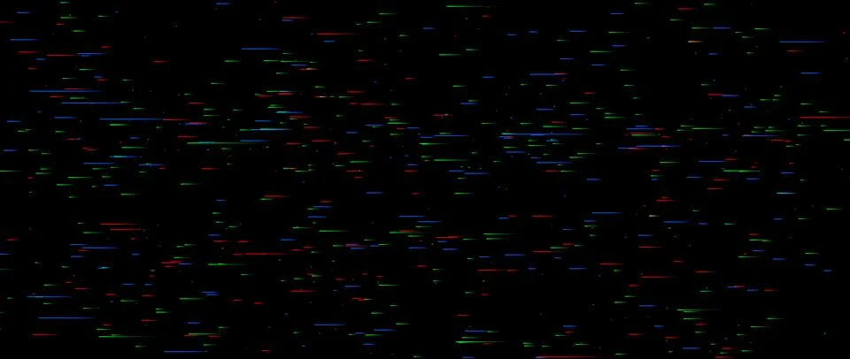 Static noise texture. Lost or bad TV signal concept. Random rippled video tape Stock Illustration