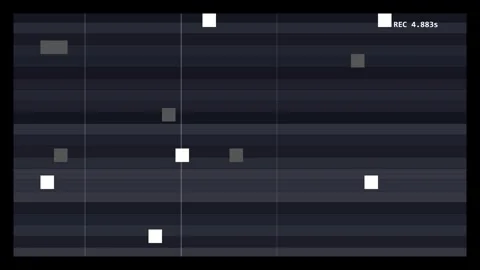 Static Noise texture overlay with analog grain and retro digital glitch effec Stock Footage 345585364