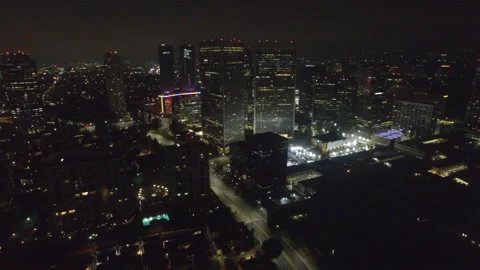 Static Over Century City Stock Footage 156528879