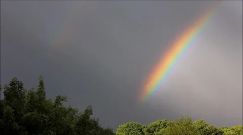 Static Rainbow Vídeo Stock 38017377