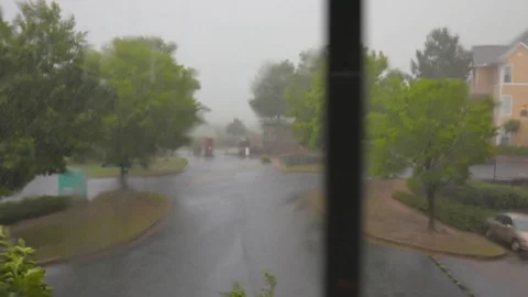Static rainy day timelapse Stock Footage 90098237