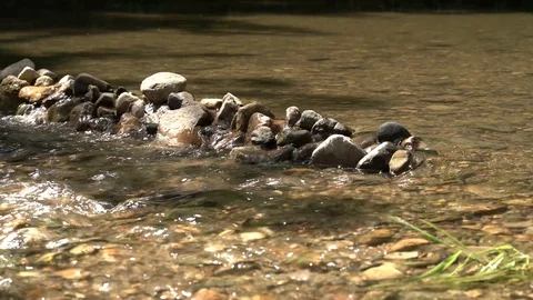 Static River Flow Stock Footage 92855271