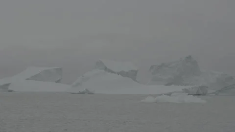 Static Shot of Arctic Icebergs-4K Stock Footage 314289873