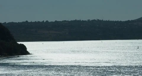 Static shot of a Bracciano's lake Video stock 201021161