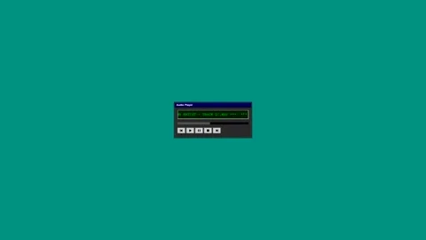 Static shot of computer interface on solid color background Stock Footage 346838000