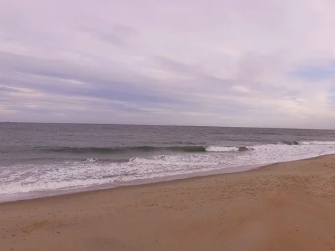 Static shot of drone over beach Stock Footage 82574657