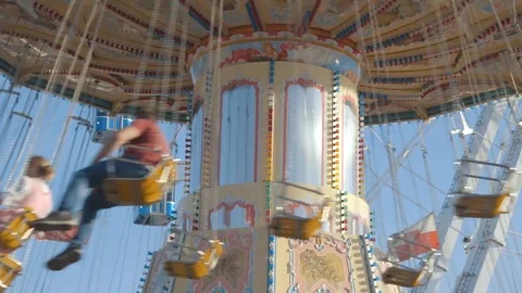 Static shot, of a giant Carousel, that m... | Stock Video | Pond5