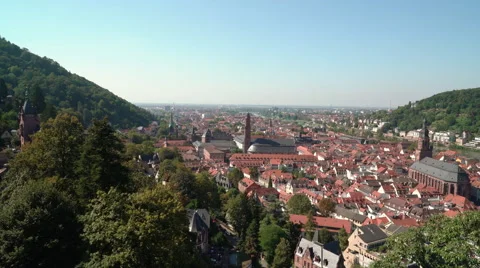 Static shot of Heidelberg, Germany. Stock Footage 68431720